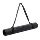 Килимок спортивний Cornix PU 183 x 68 x 0.4 см для йоги та фітнесу XR-0317 Black