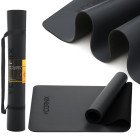 Килимок спортивний Cornix PU 183 x 68 x 0.4 см для йоги та фітнесу XR-0317 Black