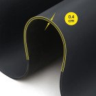 Килимок спортивний Cornix PU 183 x 68 x 0.4 см для йоги та фітнесу XR-0317 Black