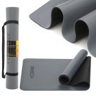 Килимок спортивний Cornix PU 183 x 68 x 0.4 см для йоги та фітнесу XR-0320 Grey