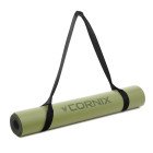Килимок спортивний Cornix PU 183 x 68 x 0.4 см для йоги та фітнесу XR-0321 Green