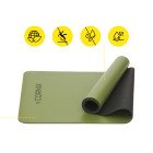 Килимок спортивний Cornix PU 183 x 68 x 0.4 см для йоги та фітнесу XR-0321 Green