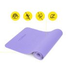 Килимок спортивний Cornix TPE 183 x 61 x 0.6 см для йоги та фітнесу XR-0004 Violet/Purple