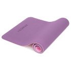 Килимок спортивний Cornix TPE 183 x 61 x 0.6 см для йоги та фітнесу XR-0007 Plum/Rose