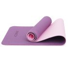 Килимок спортивний Cornix TPE 183 x 61 x 0.6 см для йоги та фітнесу XR-0007 Plum/Rose
