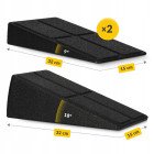 Клин-платформа 4FIZJO Slant Board 3 рівні для присідань та розтяжки Black (P-5905973400312)
