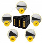 Клин-платформа 4FIZJO Slant Board 3 рівні для присідань та розтяжки Black (P-5905973400312)
