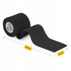 Когезійний бинт-бандаж 4FIZJO Cohesive Bandage 5 см x 4.5 м еластичний, самоклеючий Black (P-5905973400848)