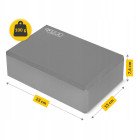 Блок для йоги 4FIZJO 23 x 15 x 7.6 см Grey (P-5907739311221)