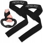 Лямки для станової тяги 4FIZJO Deadlift Straps Black (P-5905973402279)