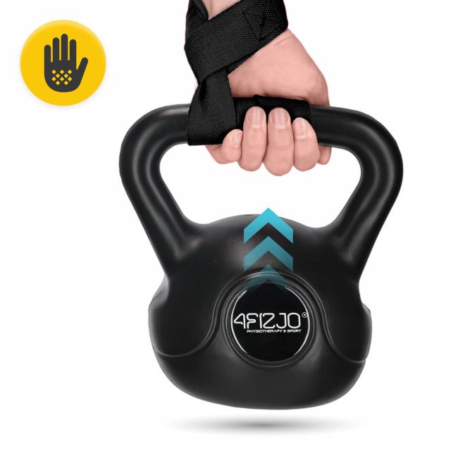 Лямки для станової тяги 4FIZJO Deadlift Straps Black (P-5905973402279)