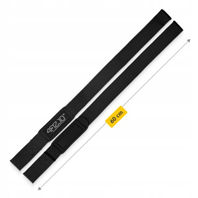 Лямки для станової тяги 4FIZJO Deadlift Straps Black (P-5905973402279)