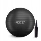 М'яч для фітнесу (фітбол) 4FIZJO 55 см Anti-Burst Black (P-5907739316257)
