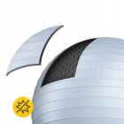 М'яч для фітнесу (фітбол) 4FIZJO 55 см Anti-Burst Grey (P-5905973404747)