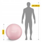 М'яч для фітнесу (фітбол) 4FIZJO 55 см Anti-Burst Pink (P-5907739316271)