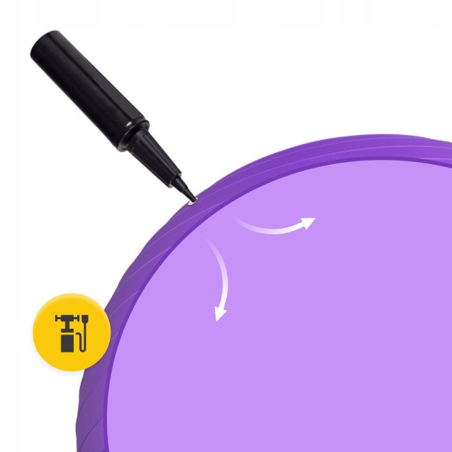 М'яч для фітнесу (фітбол) 4FIZJO 85 см Anti-Burst Violet (P-5905973404846)