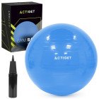 М'яч для фітнесу (фітбол) Actiget 55 см з насосом ACT0142 Blue