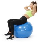 М'яч для фітнесу (фітбол) Actiget 55 см з насосом ACT0142 Blue