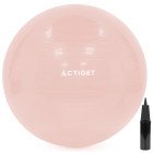 М'яч для фітнесу (фітбол) Actiget 65 см з насосом ACT0143 Light Pink