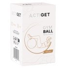 М'яч для фітнесу (фітбол) Actiget 65 см з насосом ACT0143 Light Pink
