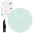 М'яч для фітнесу (фітбол) Actiget 65 см з насосом ACT0144 Mint
