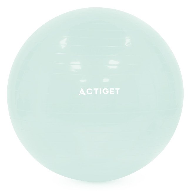 М'яч для фітнесу (фітбол) Actiget 65 см з насосом ACT0144 Mint