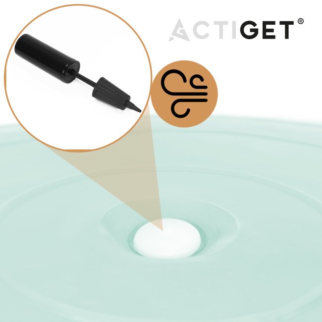 М'яч для фітнесу (фітбол) Actiget 65 см з насосом ACT0144 Mint