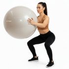 М'яч для фітнесу (фітбол) Actiget 65 см з насосом ACT0145 Biege