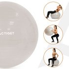М'яч для фітнесу (фітбол) Actiget 65 см з насосом ACT0145 Biege