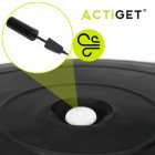 М'яч для фітнесу (фітбол) Actiget 75 см з насосом ACT0146 Black