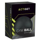 М'яч для фітнесу (фітбол) Actiget 75 см з насосом ACT0146 Black