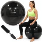 М'яч для фітнесу (фітбол) Actiget 75 см з насосом ACT0146 Black