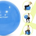 М'яч для фітнесу (фітбол) Actiget 75 см з насосом ACT0147 Blue
