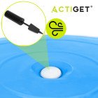 М'яч для фітнесу (фітбол) Actiget 75 см з насосом ACT0147 Blue