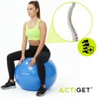 М'яч для фітнесу (фітбол) Actiget 75 см з насосом ACT0147 Blue