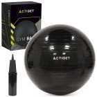 М'яч для фітнесу (фітбол) Actiget 85 см з насосом ACT0148 Black