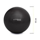 М'яч для фітнесу (фітбол) Cornix 55 см Anti-Burst XR-0014 Black