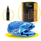 М'яч для фітнесу (фітбол) Cornix 65 см напівмасажний Anti-Burst XR-0475 Blue