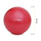 М'яч для фітнесу (фітбол) Cornix 75 см Anti-Burst XR-0028 Red