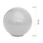 М'яч для фітнесу (фітбол) Cornix 75 см Anti-Burst XR-0365 Silver