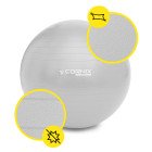 М'яч для фітнесу (фітбол) Cornix 75 см Anti-Burst XR-0365 Silver