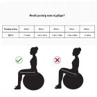 М'яч для фітнесу (фітбол) Springos 85 см Anti-Burst FB0009 Blue