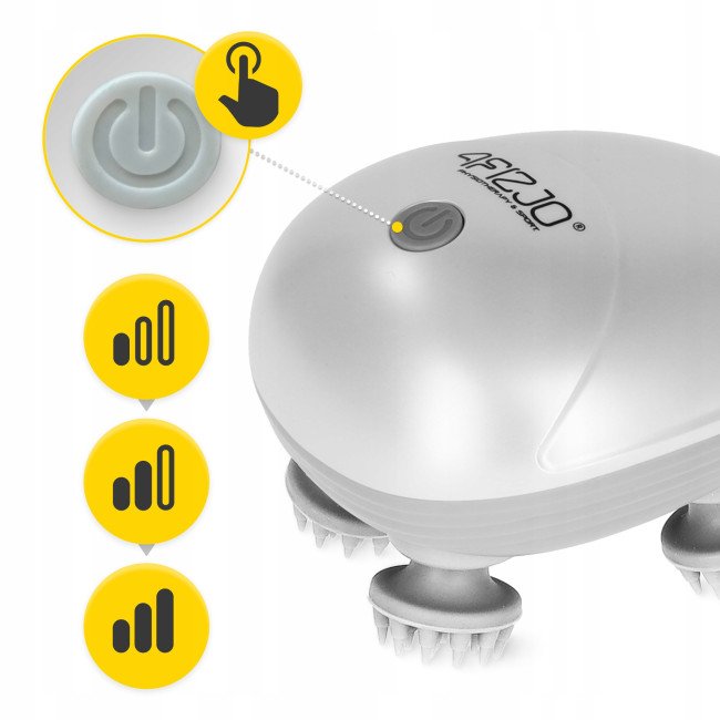 Електричний масажер для голови 4FIZJO Smart Head Massager White (P-5907739319500)