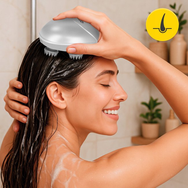 Електричний масажер для голови 4FIZJO Smart Head Massager White (P-5907739319500)