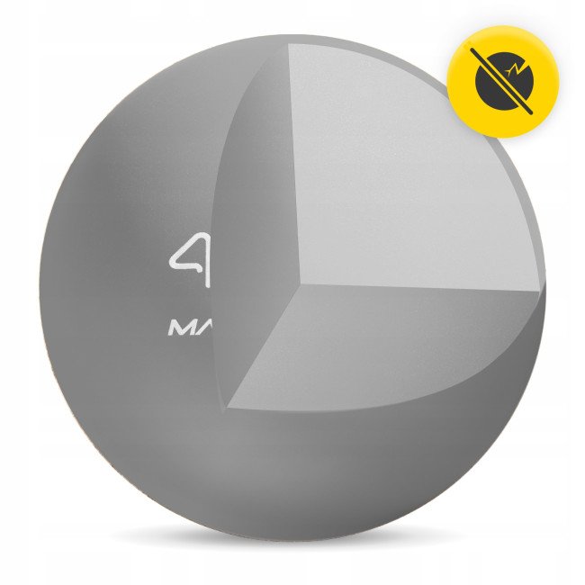 Масажний м'яч 4FIZJO Lacrosse Ball 6.25 см Grey (P-5907739314314)