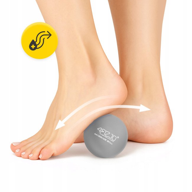 Масажний м'яч 4FIZJO Lacrosse Ball 6.25 см Grey (P-5907739314314)