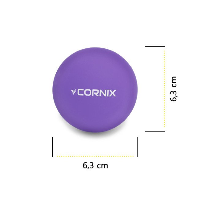 Масажний м'яч Cornix Lacrosse Ball 6.3 см XR-0119 Purple