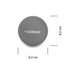 Масажний м'яч Cornix Lacrosse Ball 6.3 см XR-0120 Grey