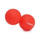 Масажний м'яч Cornix Lacrosse DuoBall 6.3 x 12.6 см XR-0112 Red