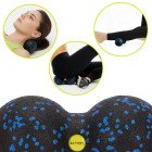Масажний м'яч подвійний Actiget EPP 8 x 16 см ACT0097 Black/Blue